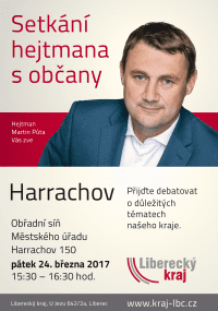 Občané Harrachova, zeptejte se hejtmana, Váš názor ho zajímá!